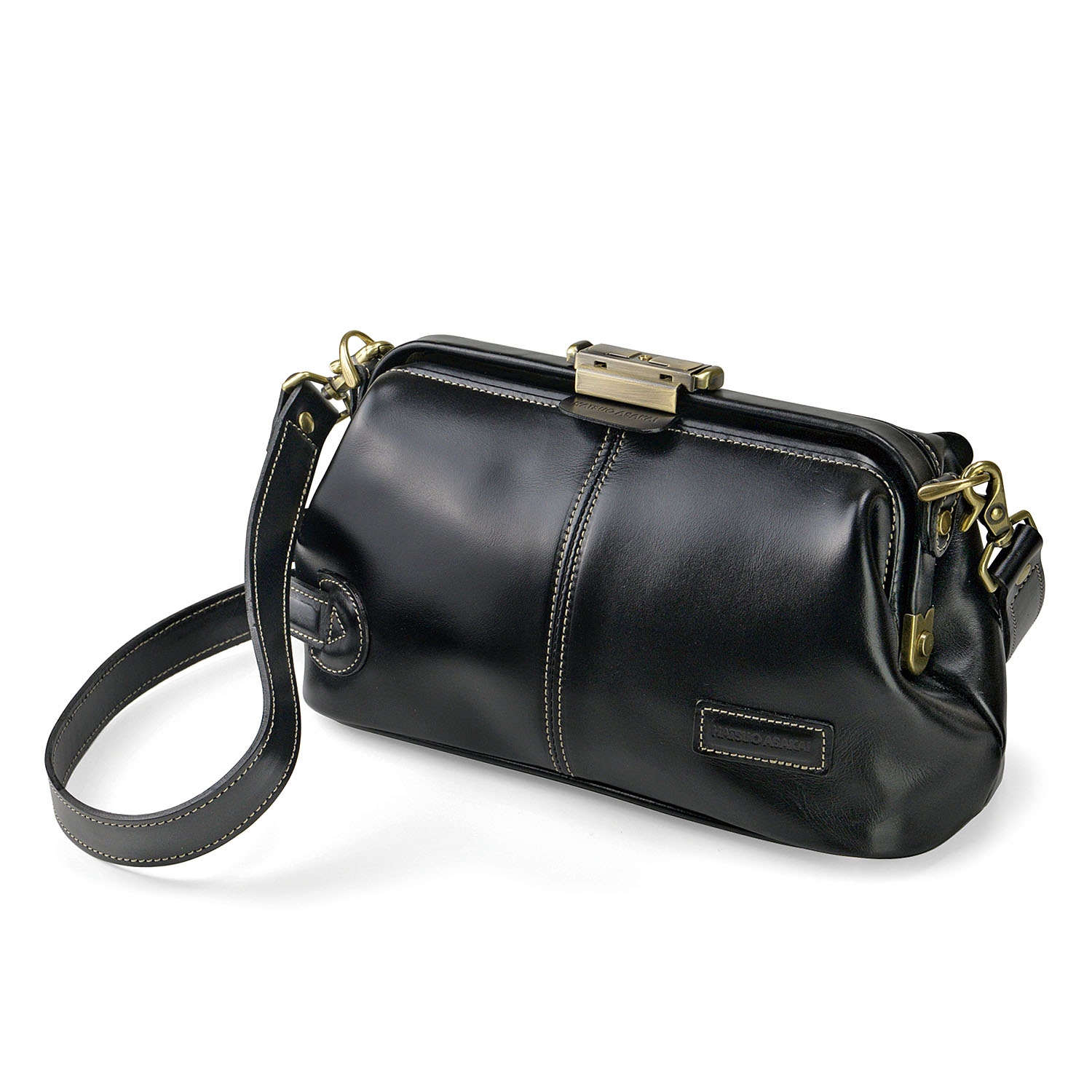 仕事人【HATSUO ASAKAI】牛革ダレス型ミニショルダー 14-0120